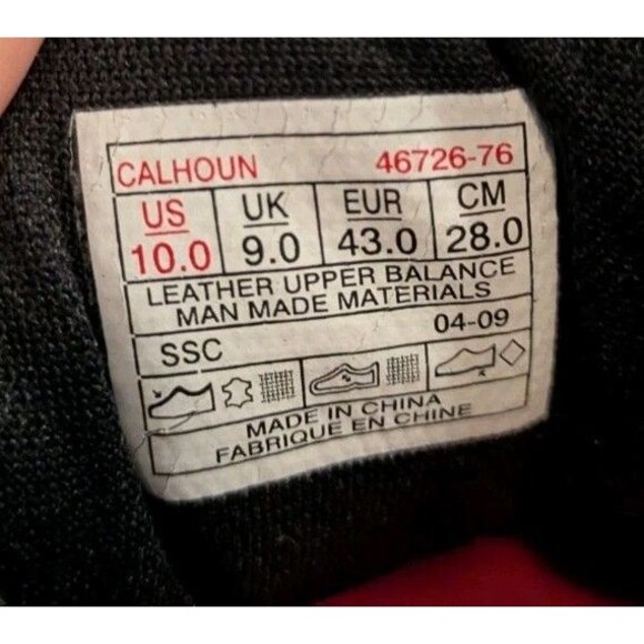 Vintage Y2k Vans Calhoun Chunky Black Leather Skate Skateboarding Shoes Men's 10 - Picture 6 of 6